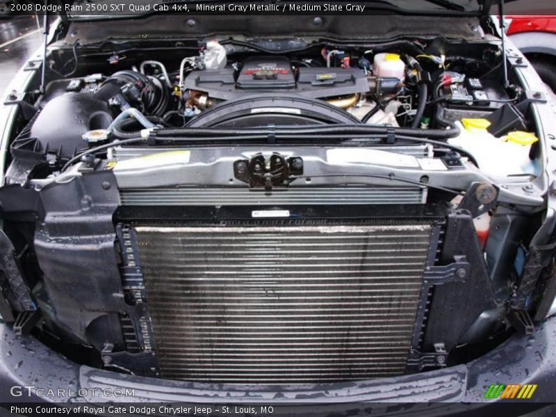 Mineral Gray Metallic / Medium Slate Gray 2008 Dodge Ram 2500 SXT Quad Cab 4x4