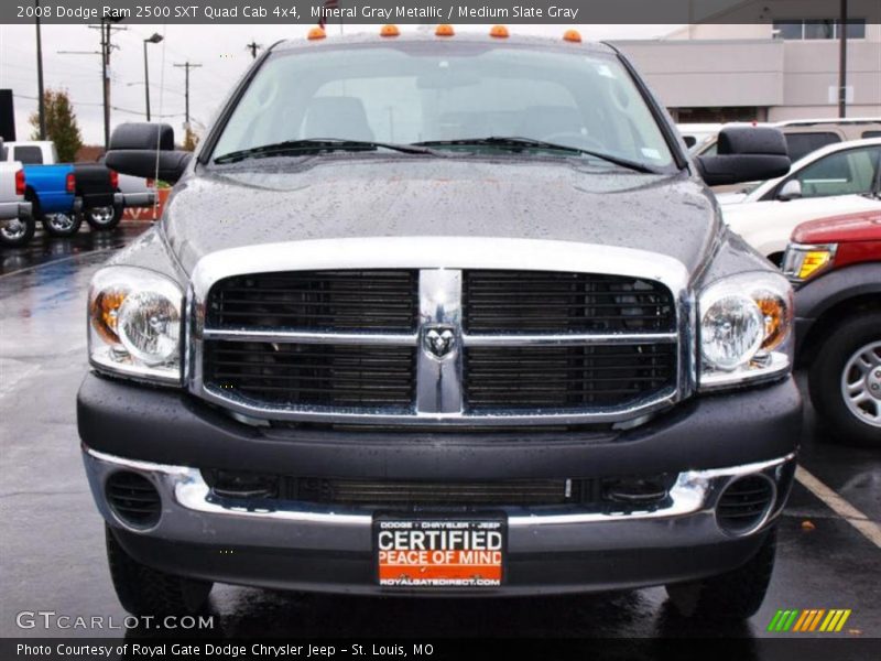 Mineral Gray Metallic / Medium Slate Gray 2008 Dodge Ram 2500 SXT Quad Cab 4x4