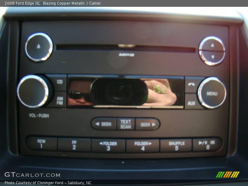 Blazing Copper Metallic / Camel 2008 Ford Edge SE