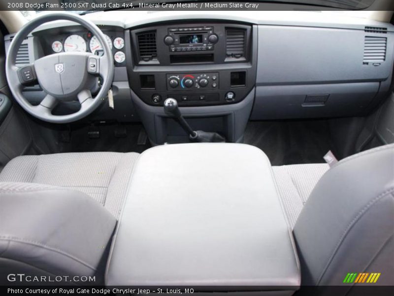 Mineral Gray Metallic / Medium Slate Gray 2008 Dodge Ram 2500 SXT Quad Cab 4x4