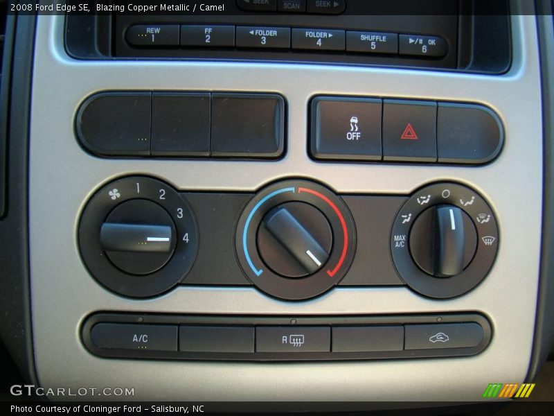 Blazing Copper Metallic / Camel 2008 Ford Edge SE