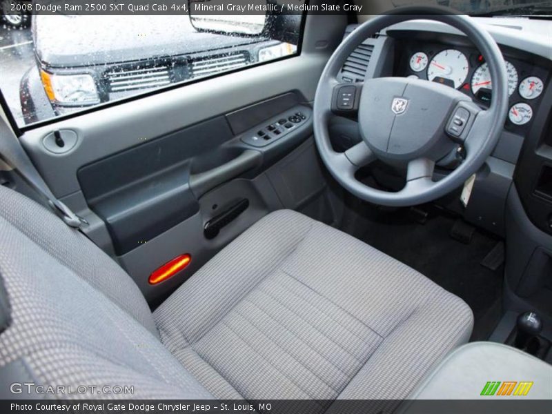Mineral Gray Metallic / Medium Slate Gray 2008 Dodge Ram 2500 SXT Quad Cab 4x4