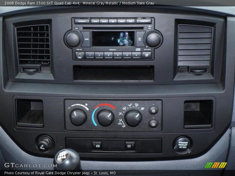 Mineral Gray Metallic / Medium Slate Gray 2008 Dodge Ram 2500 SXT Quad Cab 4x4