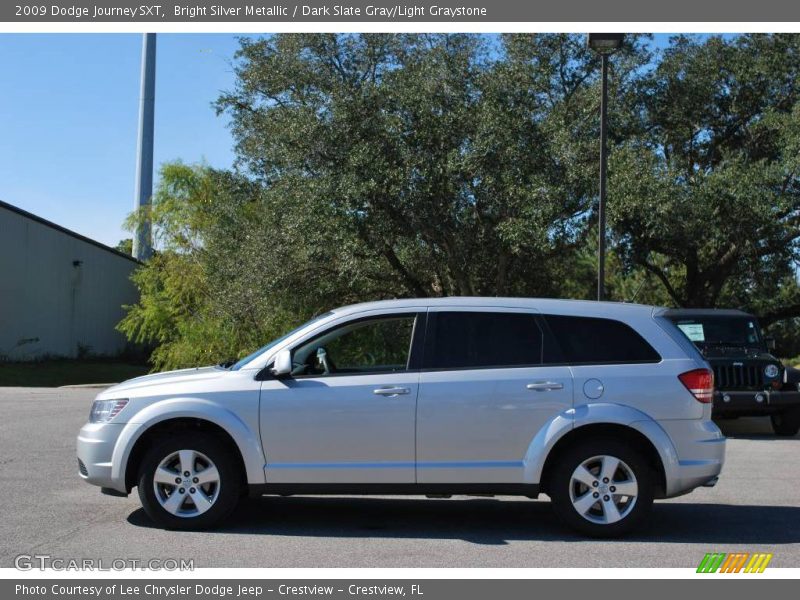 Bright Silver Metallic / Dark Slate Gray/Light Graystone 2009 Dodge Journey SXT