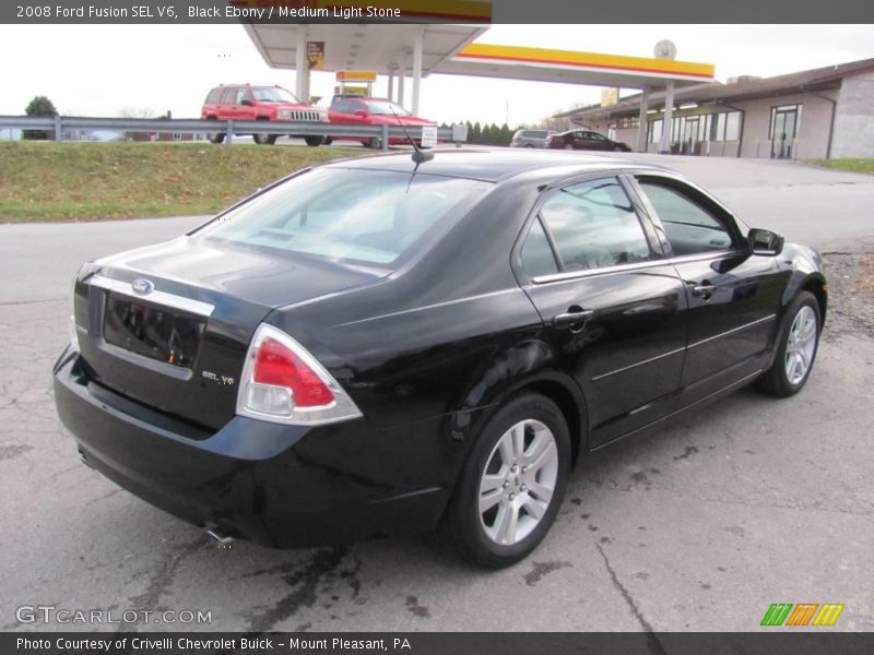 Black Ebony / Medium Light Stone 2008 Ford Fusion SEL V6