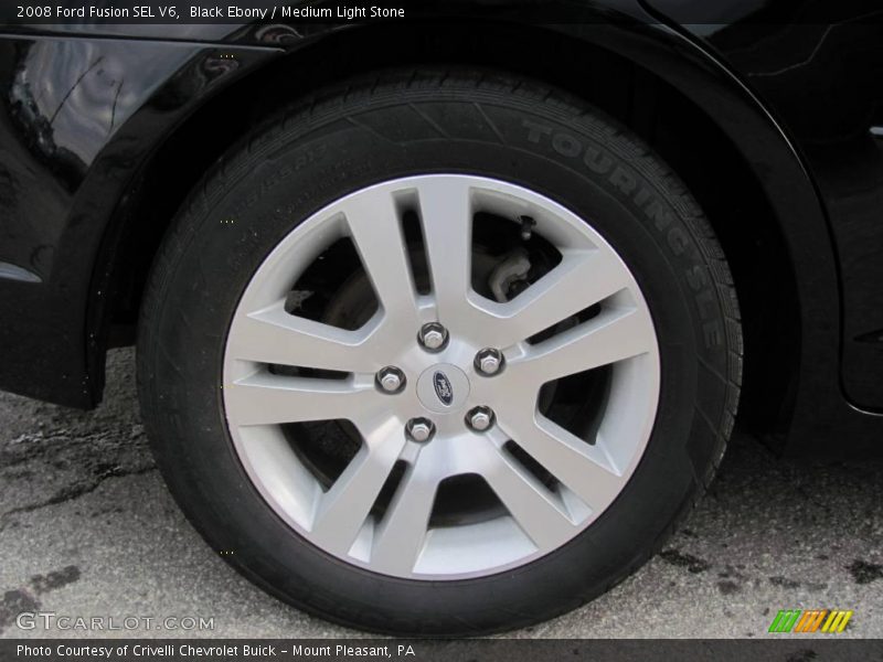 Black Ebony / Medium Light Stone 2008 Ford Fusion SEL V6