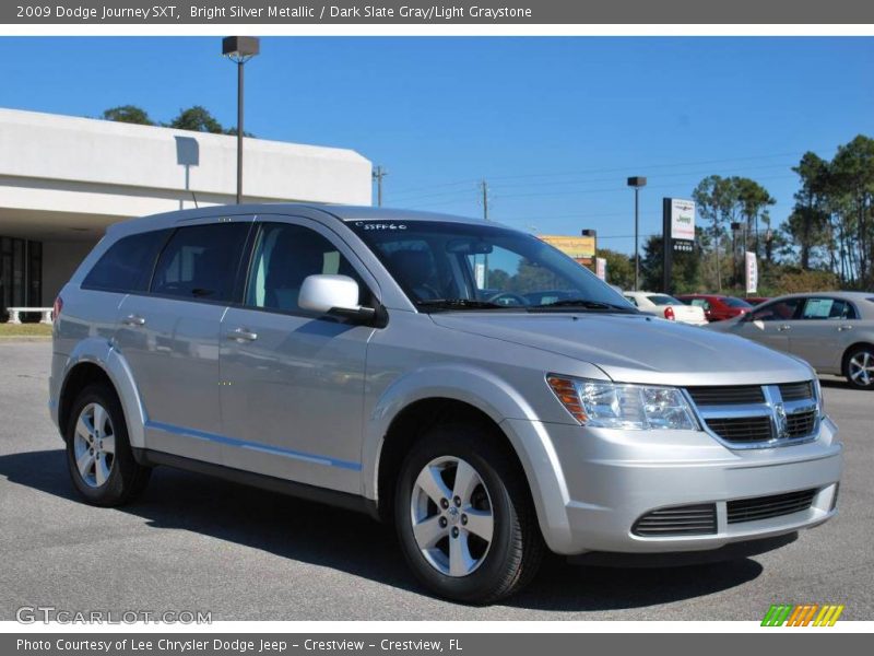 Bright Silver Metallic / Dark Slate Gray/Light Graystone 2009 Dodge Journey SXT