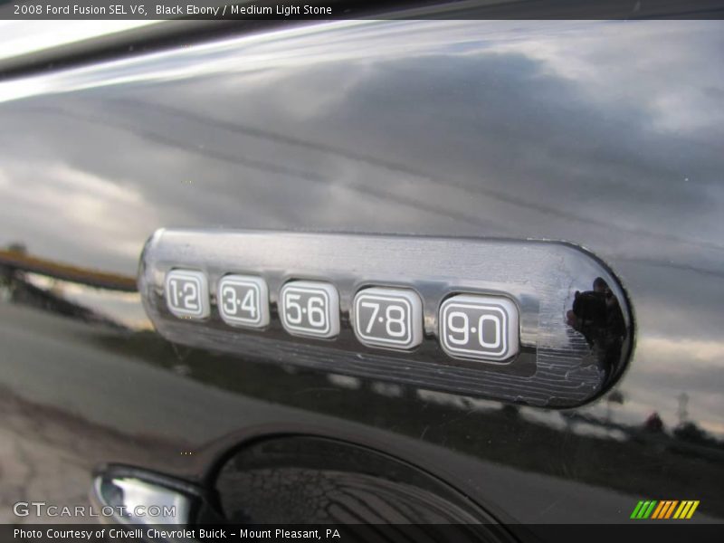 Black Ebony / Medium Light Stone 2008 Ford Fusion SEL V6