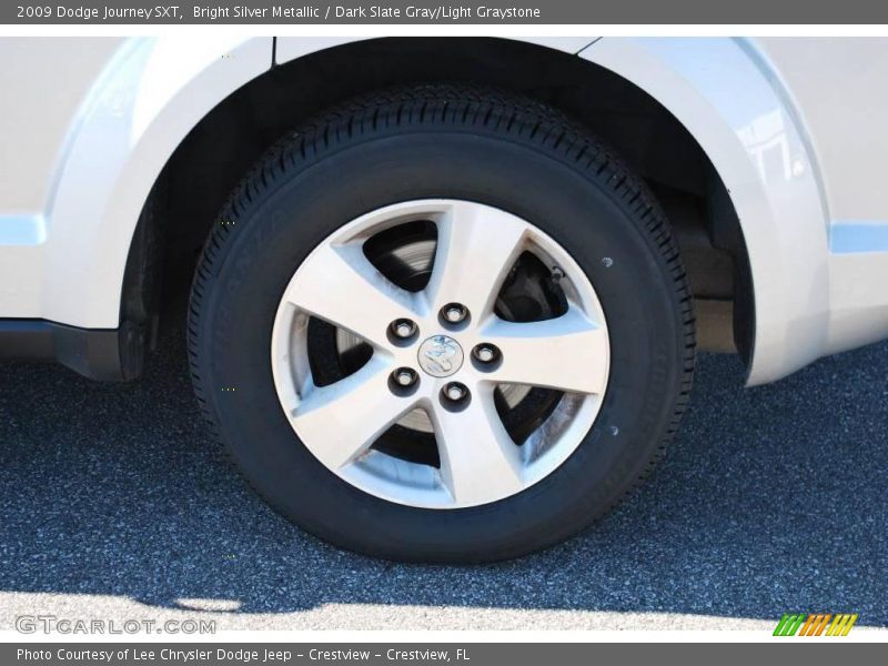 Bright Silver Metallic / Dark Slate Gray/Light Graystone 2009 Dodge Journey SXT
