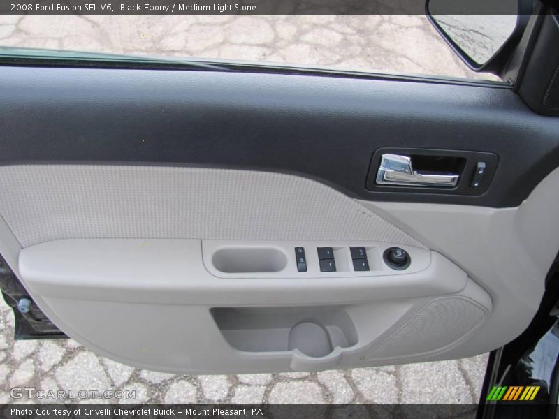 Black Ebony / Medium Light Stone 2008 Ford Fusion SEL V6