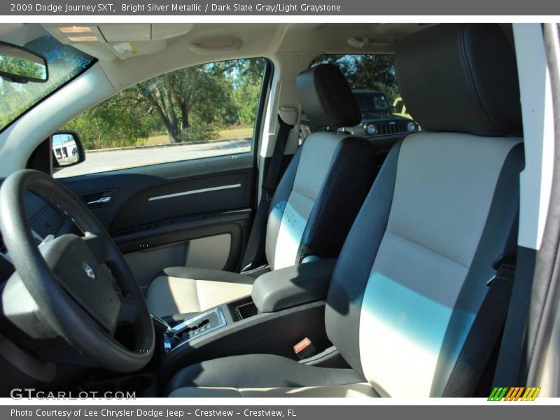 Bright Silver Metallic / Dark Slate Gray/Light Graystone 2009 Dodge Journey SXT