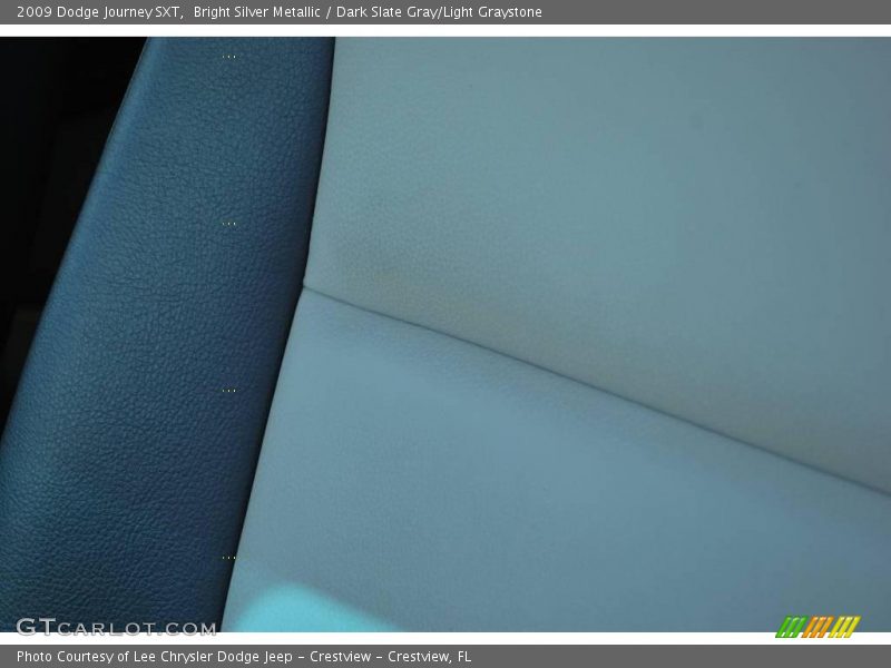 Bright Silver Metallic / Dark Slate Gray/Light Graystone 2009 Dodge Journey SXT