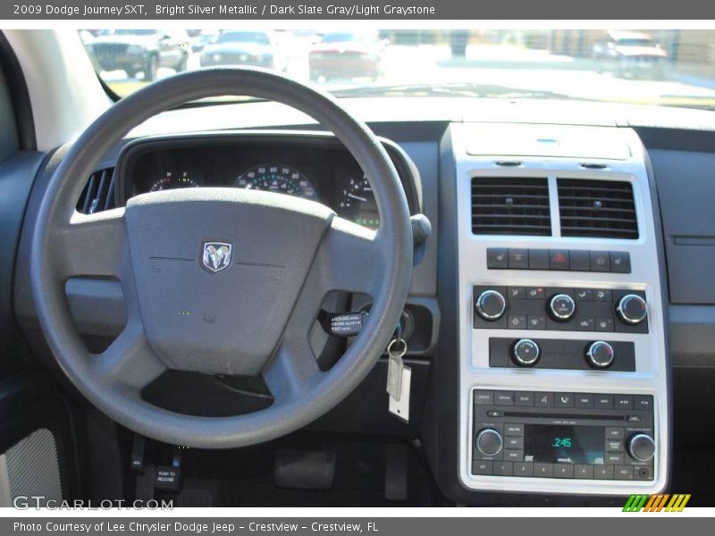 Bright Silver Metallic / Dark Slate Gray/Light Graystone 2009 Dodge Journey SXT