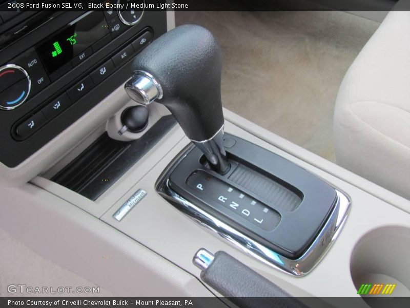 Black Ebony / Medium Light Stone 2008 Ford Fusion SEL V6