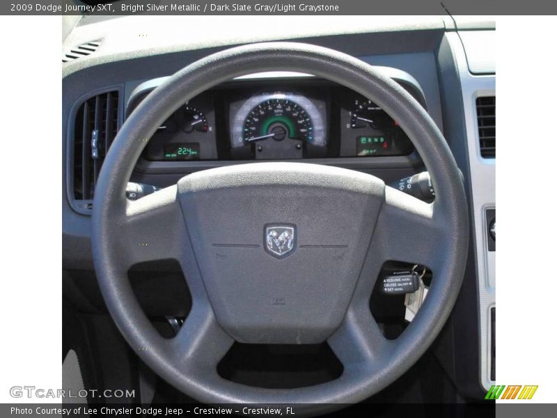 Bright Silver Metallic / Dark Slate Gray/Light Graystone 2009 Dodge Journey SXT