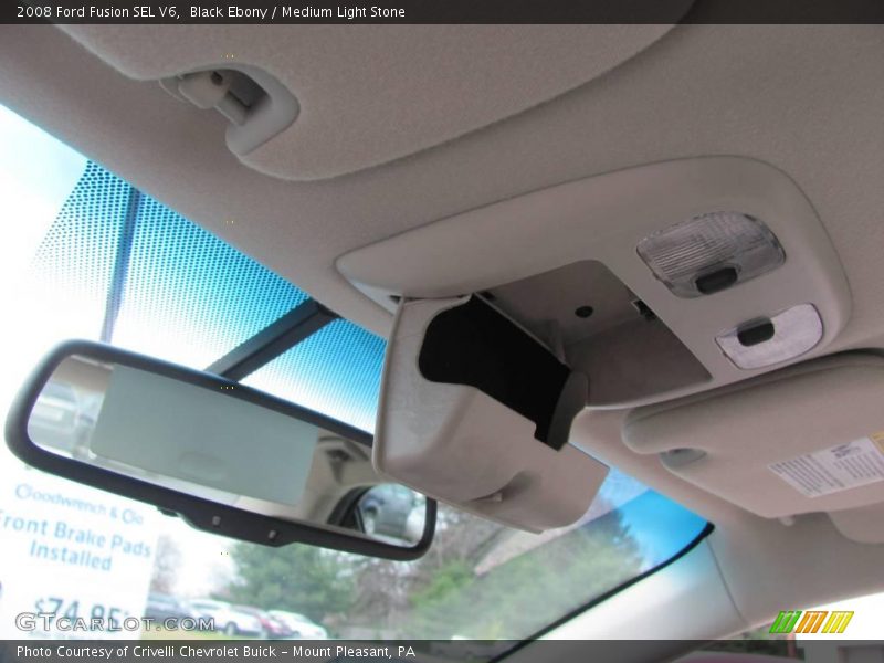 Black Ebony / Medium Light Stone 2008 Ford Fusion SEL V6