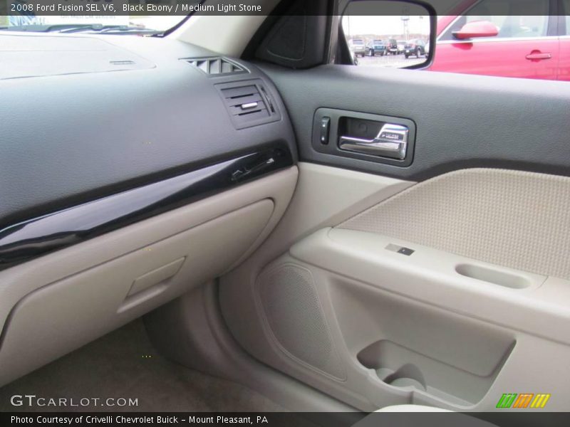 Black Ebony / Medium Light Stone 2008 Ford Fusion SEL V6