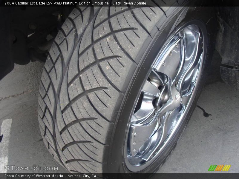 Black Raven / Shale 2004 Cadillac Escalade ESV AWD Platinum Edition Limousine