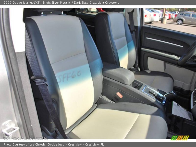 Bright Silver Metallic / Dark Slate Gray/Light Graystone 2009 Dodge Journey SXT