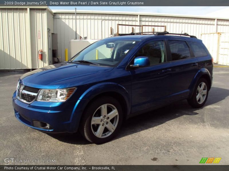 Deep Water Blue Pearl / Dark Slate Gray/Light Graystone 2009 Dodge Journey SXT