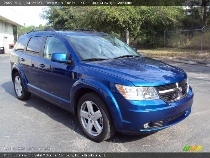 Deep Water Blue Pearl / Dark Slate Gray/Light Graystone 2009 Dodge Journey SXT