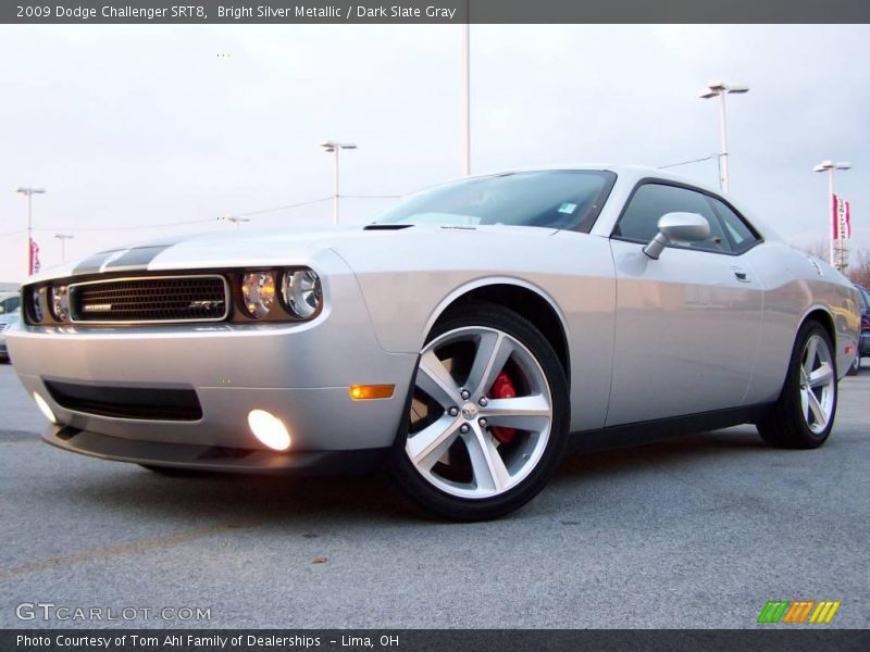 Bright Silver Metallic / Dark Slate Gray 2009 Dodge Challenger SRT8