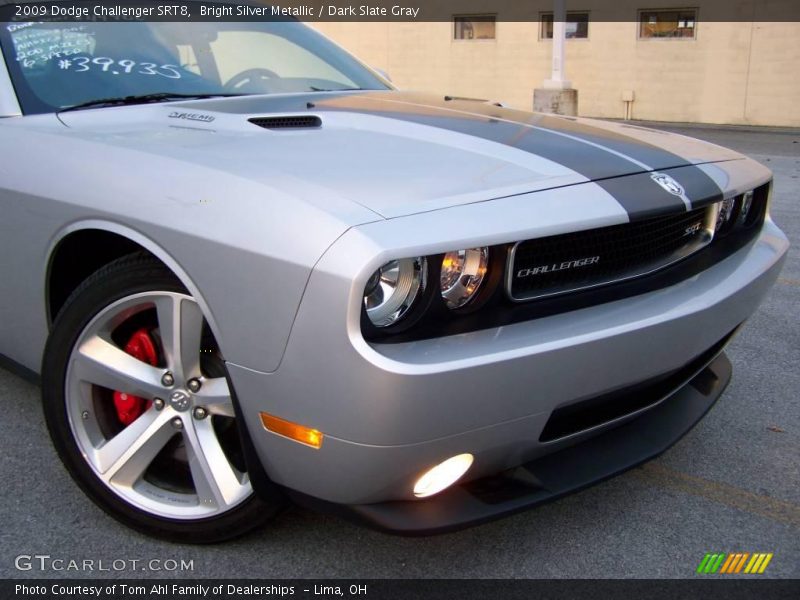 Bright Silver Metallic / Dark Slate Gray 2009 Dodge Challenger SRT8