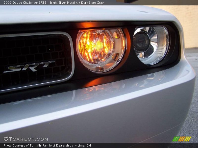 Bright Silver Metallic / Dark Slate Gray 2009 Dodge Challenger SRT8