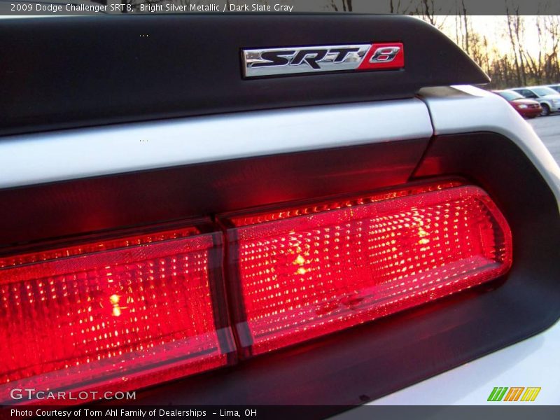 Bright Silver Metallic / Dark Slate Gray 2009 Dodge Challenger SRT8