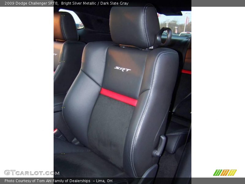 Bright Silver Metallic / Dark Slate Gray 2009 Dodge Challenger SRT8