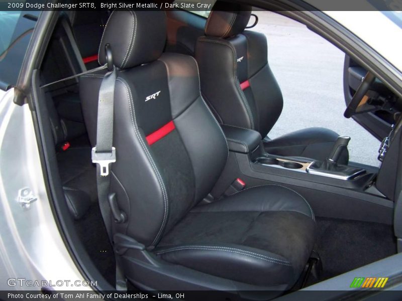 Bright Silver Metallic / Dark Slate Gray 2009 Dodge Challenger SRT8