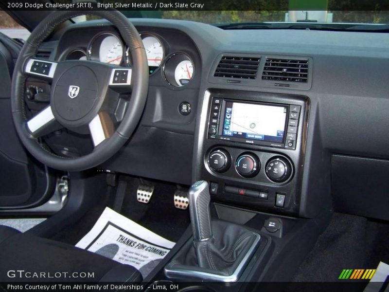 Bright Silver Metallic / Dark Slate Gray 2009 Dodge Challenger SRT8