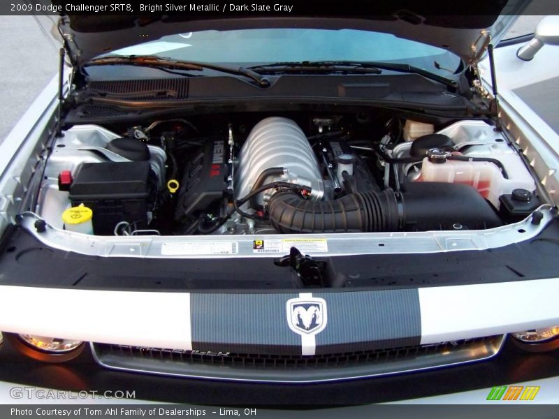 Bright Silver Metallic / Dark Slate Gray 2009 Dodge Challenger SRT8