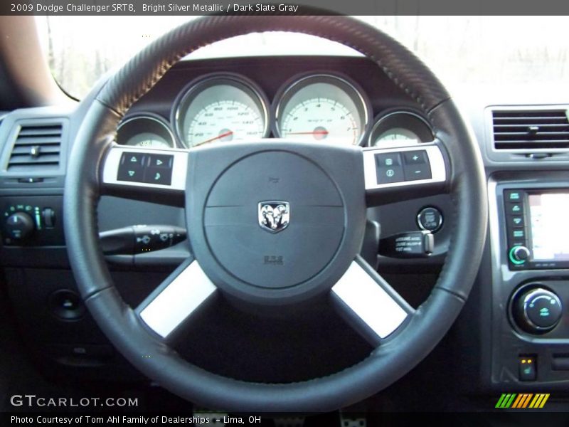 Bright Silver Metallic / Dark Slate Gray 2009 Dodge Challenger SRT8