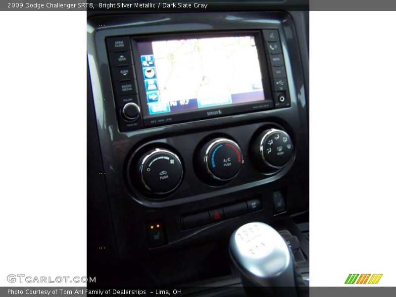 Bright Silver Metallic / Dark Slate Gray 2009 Dodge Challenger SRT8