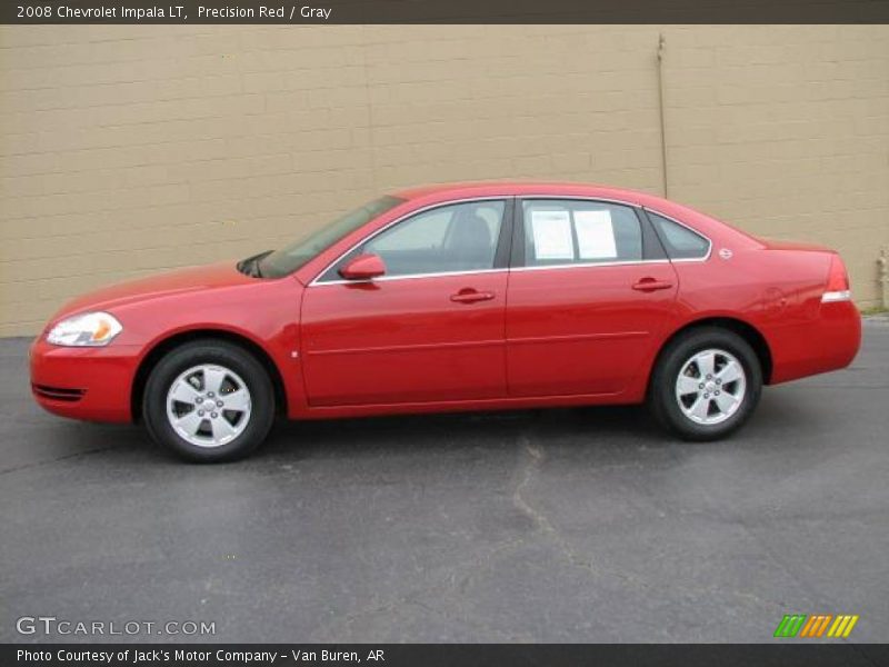 Precision Red / Gray 2008 Chevrolet Impala LT