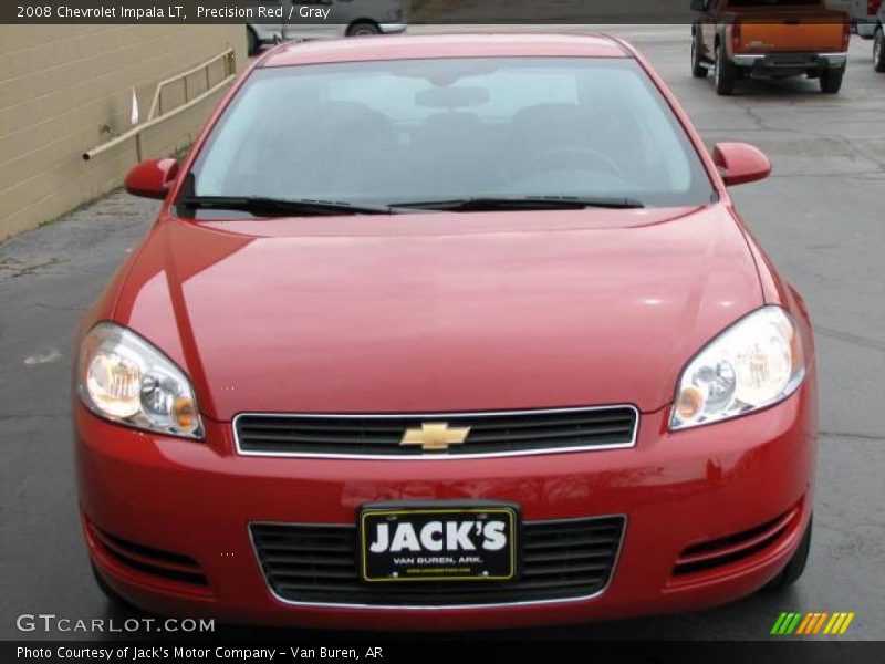 Precision Red / Gray 2008 Chevrolet Impala LT