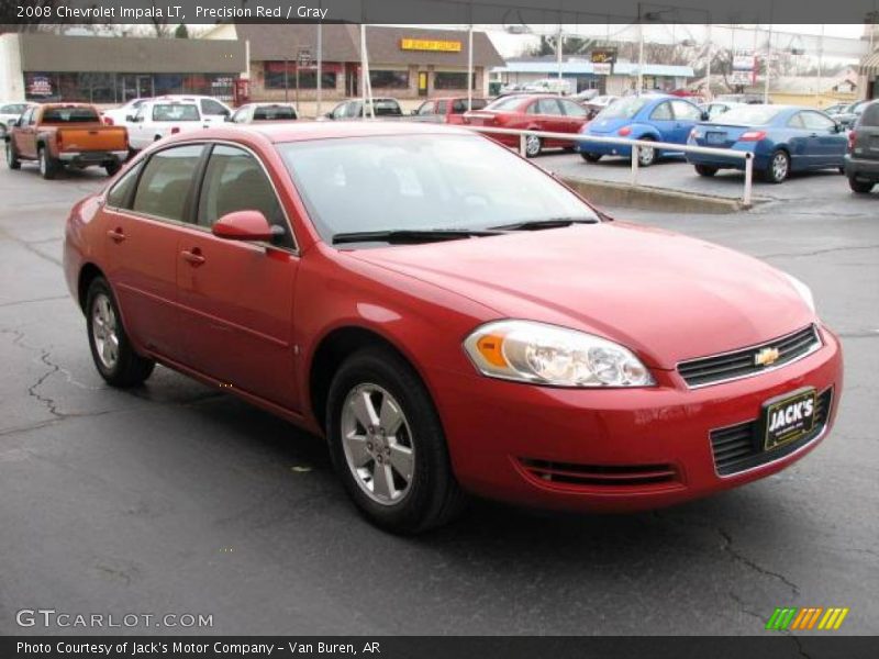 Precision Red / Gray 2008 Chevrolet Impala LT