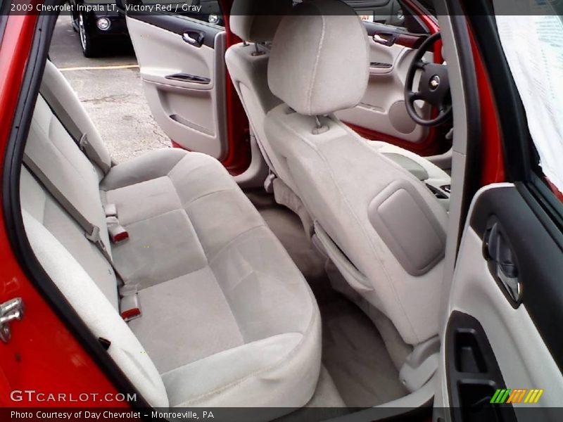 Victory Red / Gray 2009 Chevrolet Impala LT