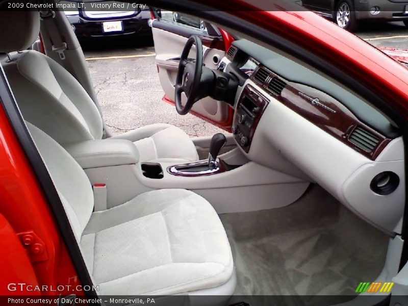 Victory Red / Gray 2009 Chevrolet Impala LT