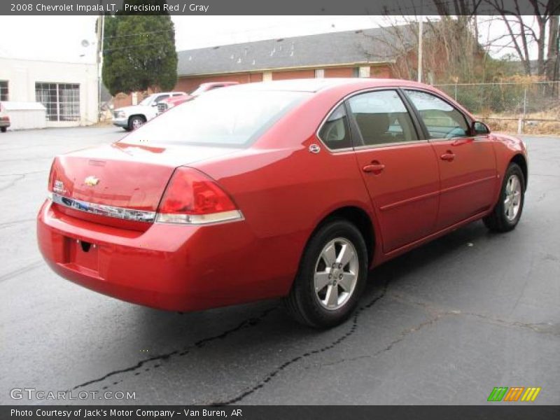 Precision Red / Gray 2008 Chevrolet Impala LT
