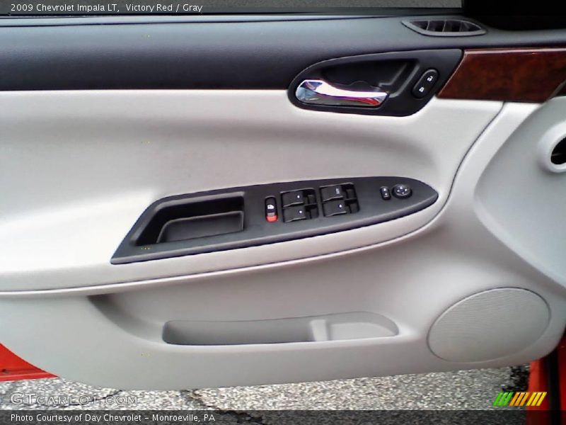 Victory Red / Gray 2009 Chevrolet Impala LT