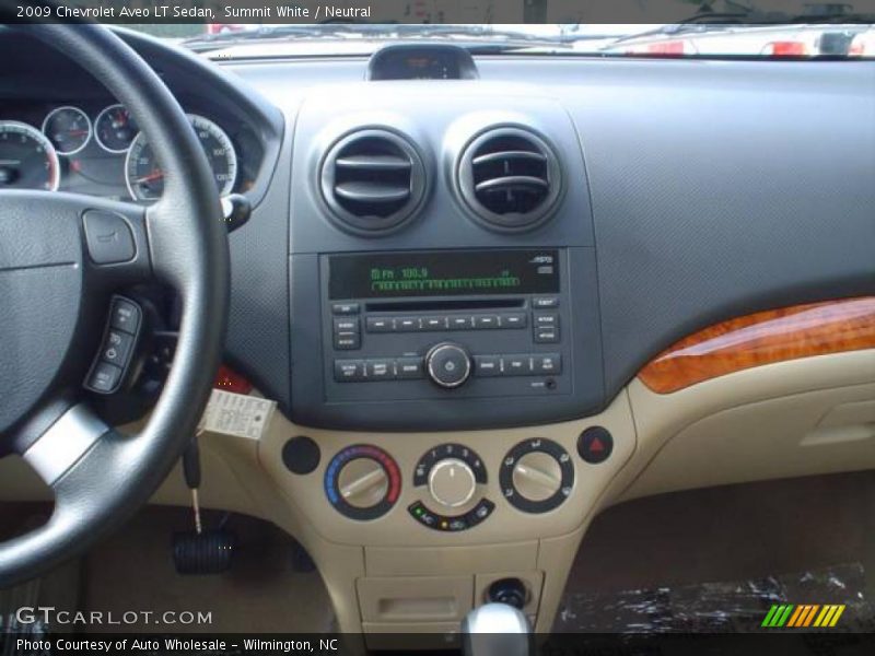 Summit White / Neutral 2009 Chevrolet Aveo LT Sedan