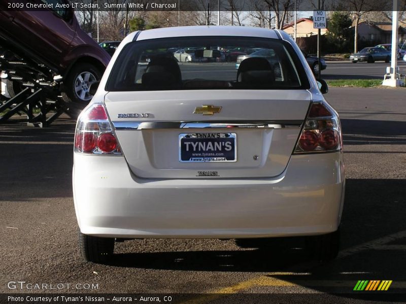 Summit White / Charcoal 2009 Chevrolet Aveo LT Sedan