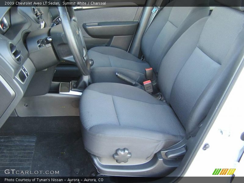 Summit White / Charcoal 2009 Chevrolet Aveo LT Sedan