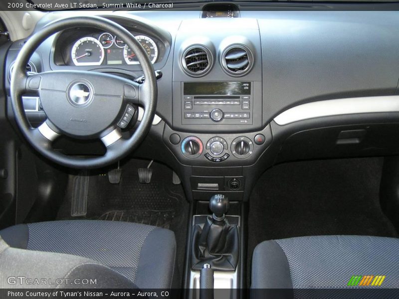 Summit White / Charcoal 2009 Chevrolet Aveo LT Sedan