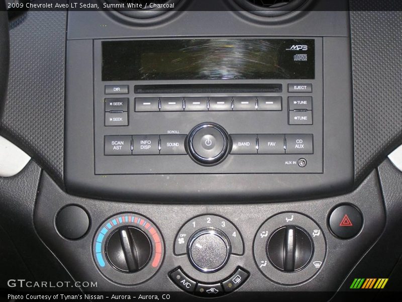 Summit White / Charcoal 2009 Chevrolet Aveo LT Sedan