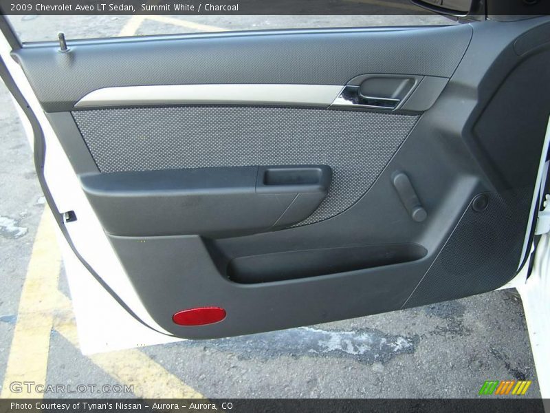 Summit White / Charcoal 2009 Chevrolet Aveo LT Sedan