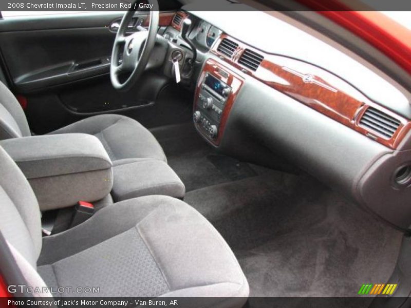 Precision Red / Gray 2008 Chevrolet Impala LT