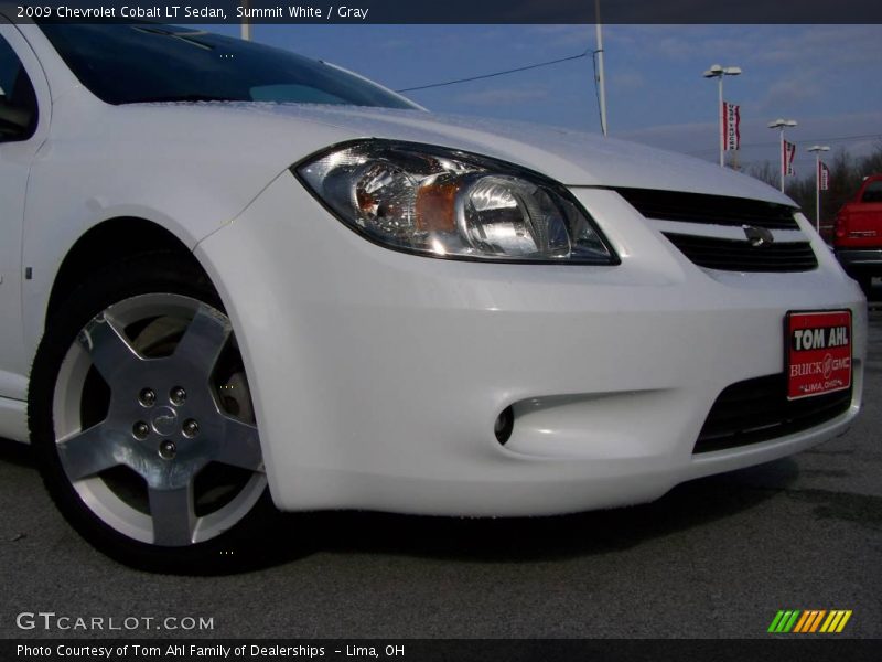 Summit White / Gray 2009 Chevrolet Cobalt LT Sedan